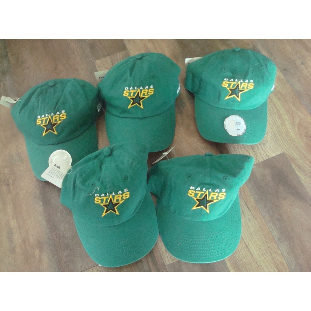 5HAT LOT DALLAS STARS NEW ERA YOUTH BUNDLE CAP HAT 90S VINTAGE 00S Y2K M1